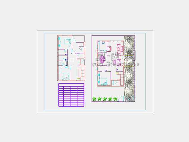房屋平面图,AUTOCAD Civil 2D+3D