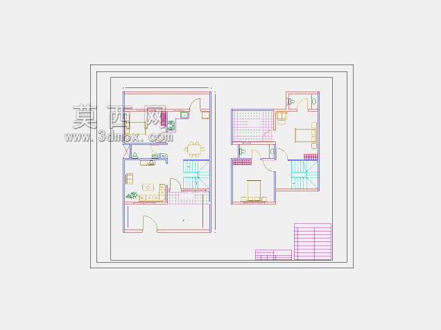 房屋平面图,AUTOCAD Civil 2D+3D