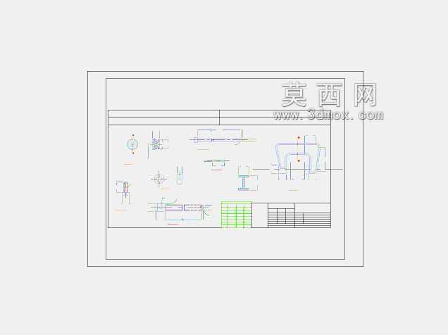 C夹具组件,AUTOCAD Mechanical 2D+3D