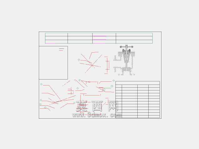 进料止回阀AUTOCAD Mechanical 2D+3D