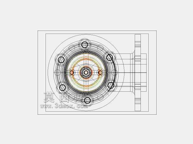 进料止回阀AUTOCAD Mechanical 2D+3D