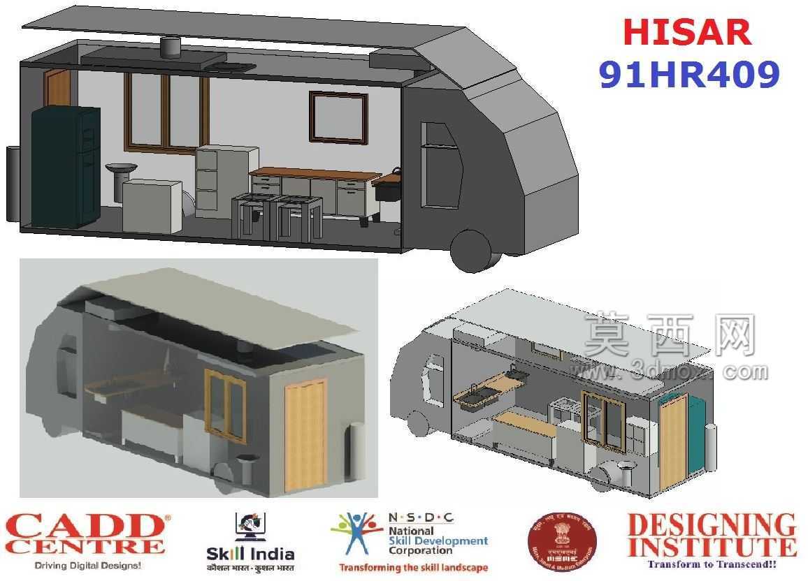 厢式货车设计Revit