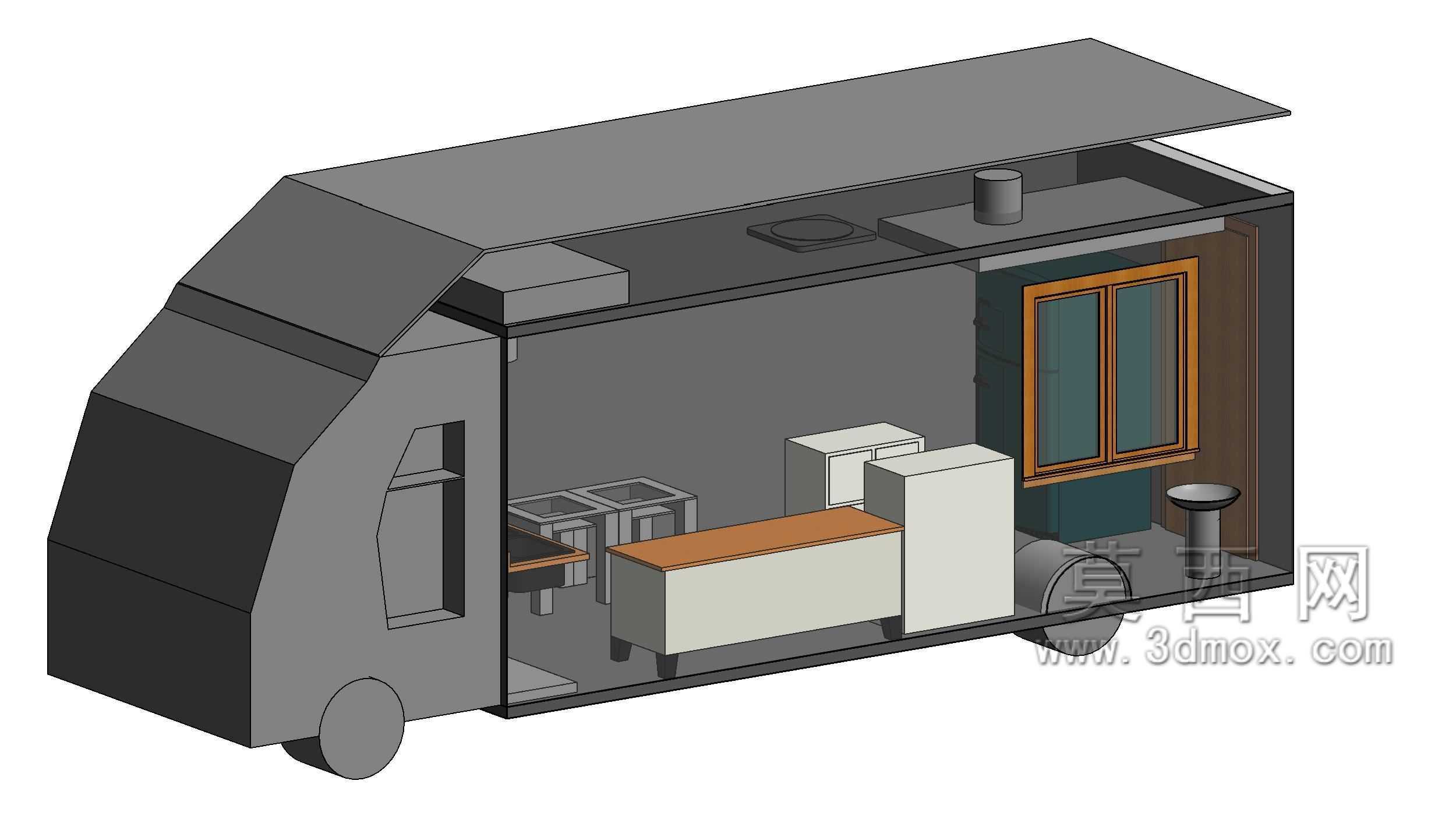 厢式货车设计Revit
