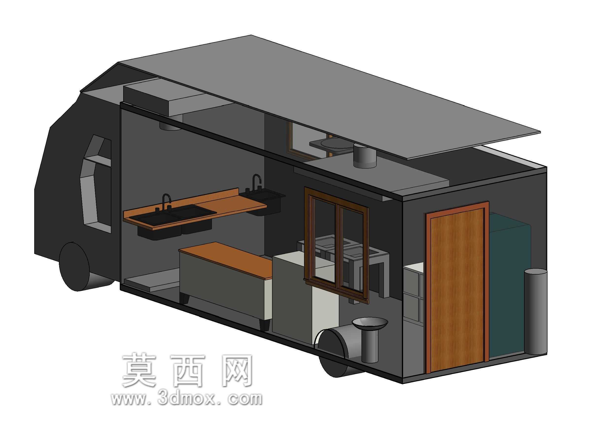 厢式货车设计Revit