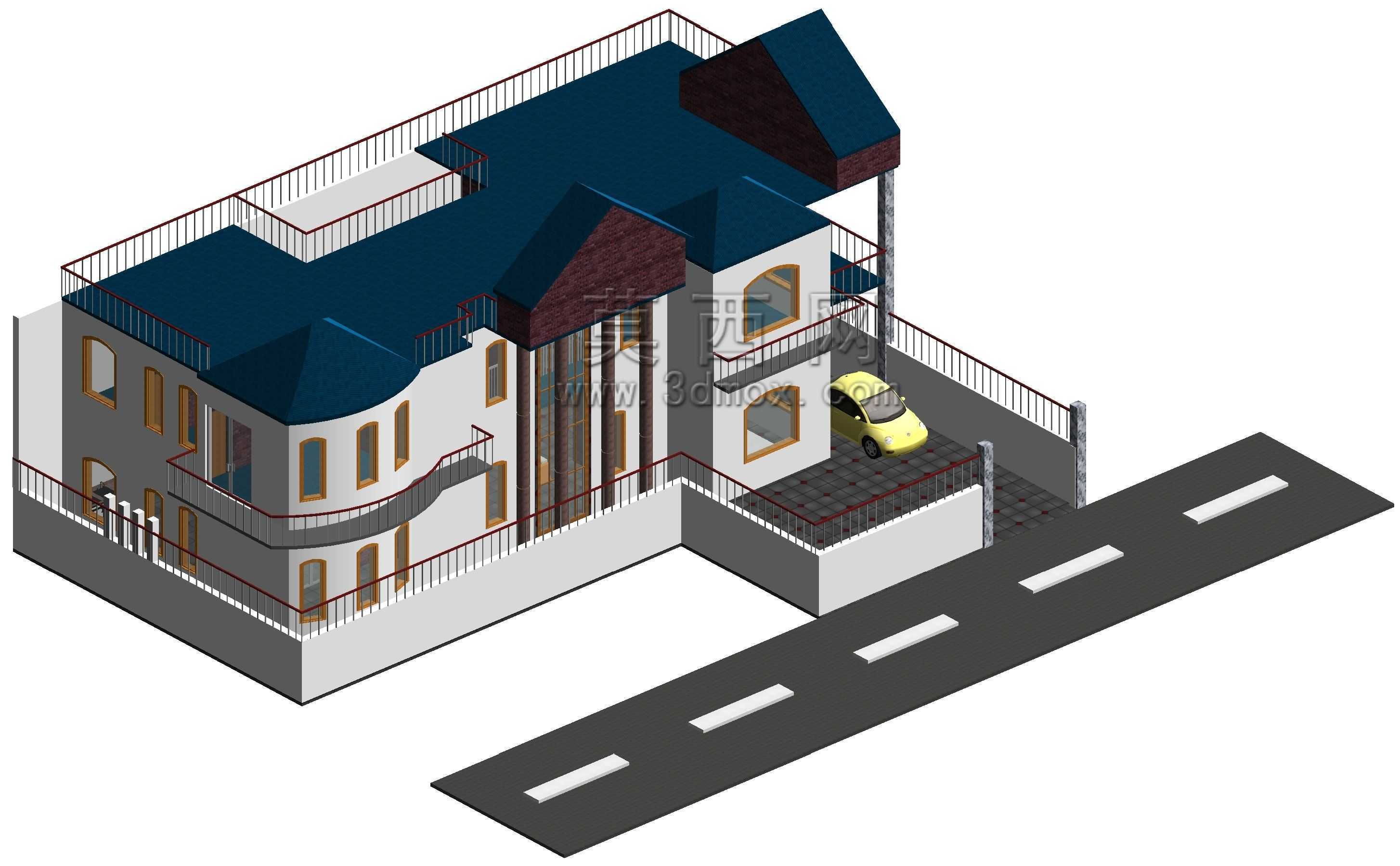 房屋平面图Revit
