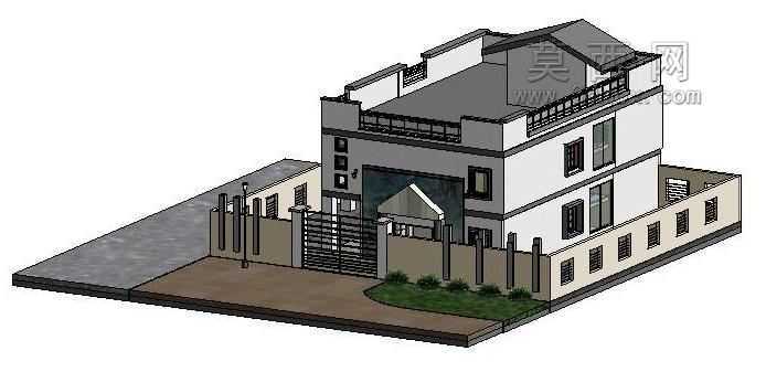 房屋平面图Revit