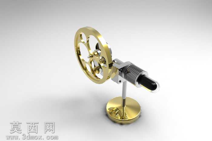 菱形斯特林发动机由朱利叶斯·德瓦尔