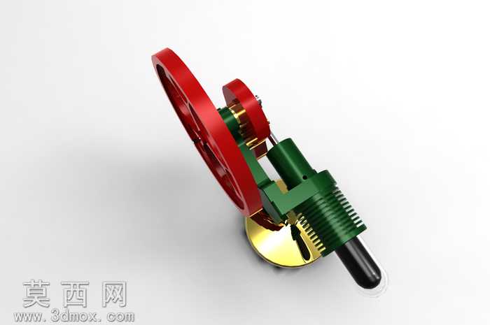 菱形斯特林发动机由朱利叶斯·德瓦尔