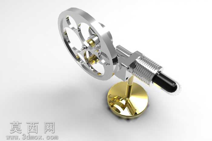 菱形斯特林发动机由朱利叶斯·德瓦尔