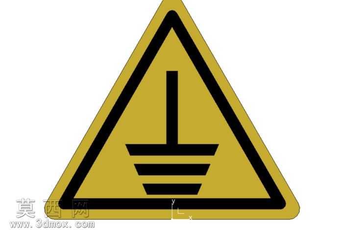 礼仪triangulaire渔村/标签三角地面