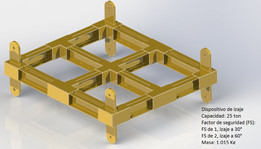 Redise?o y validación。Izaje垃圾处理厂:25吨。Tipo 4x4