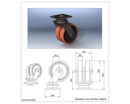 ����˫������ת���֣�ֱ��-250mm��
