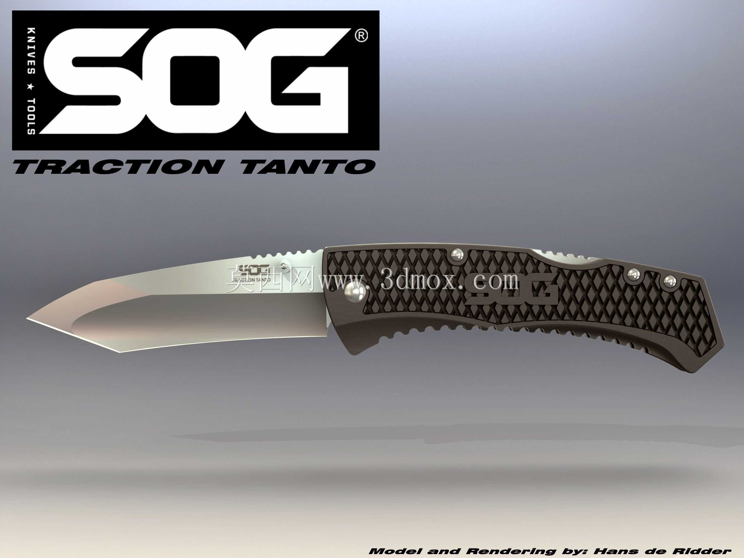 我的SOG牵引Tanto