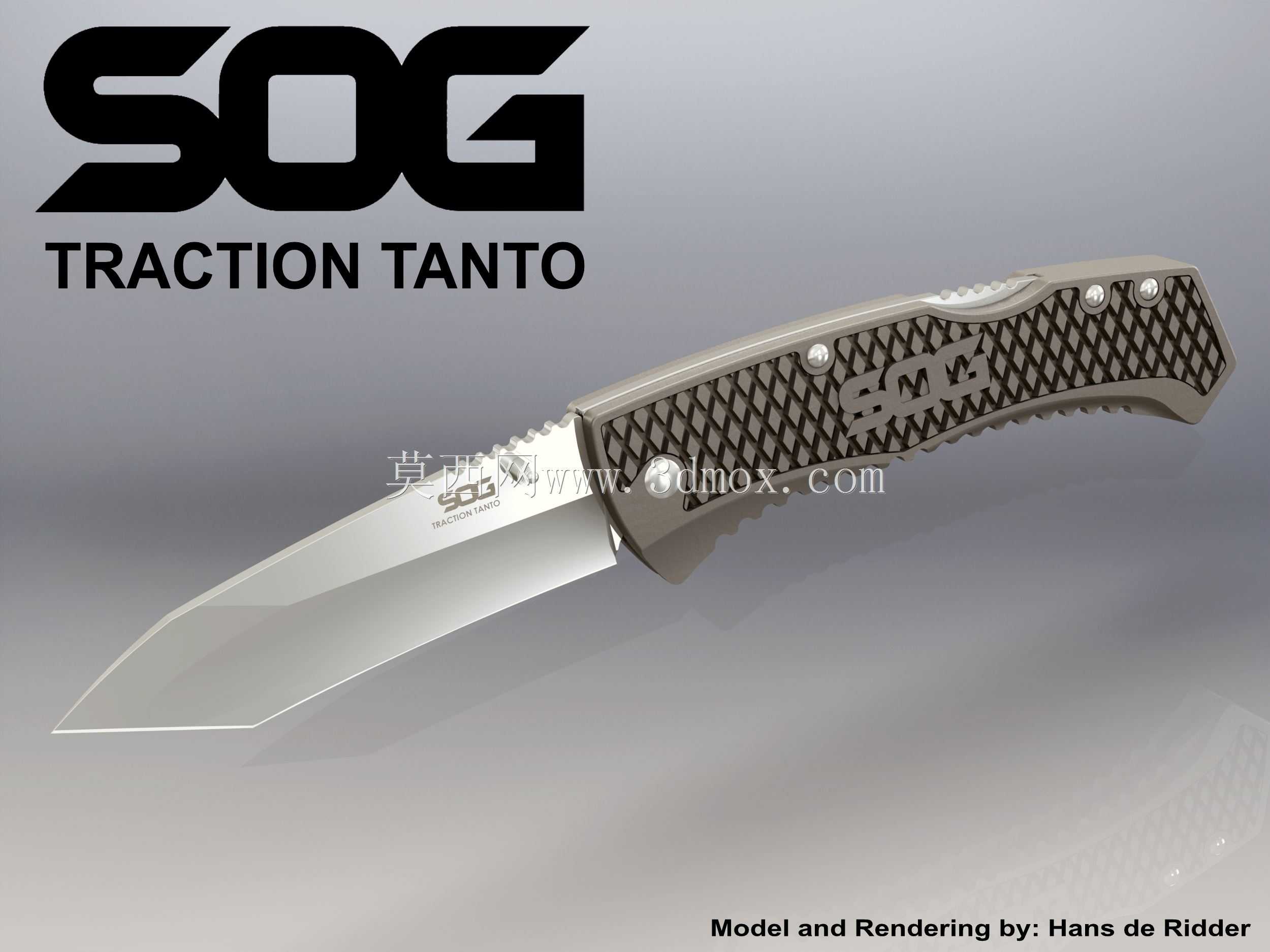 我的SOG牵引Tanto