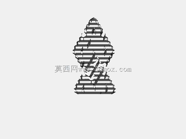 三座()塔-“成品模型”