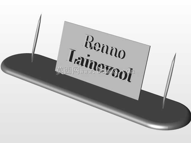 桌面RENNO LA?NEVOOL的铭牌