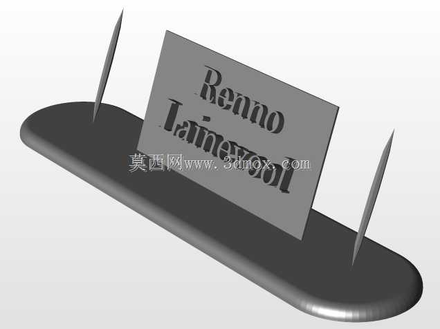 桌面RENNO LA?NEVOOL的铭牌