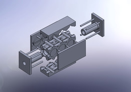 ֱ��ʽboxermotorֱ�ߵ������������ģ��