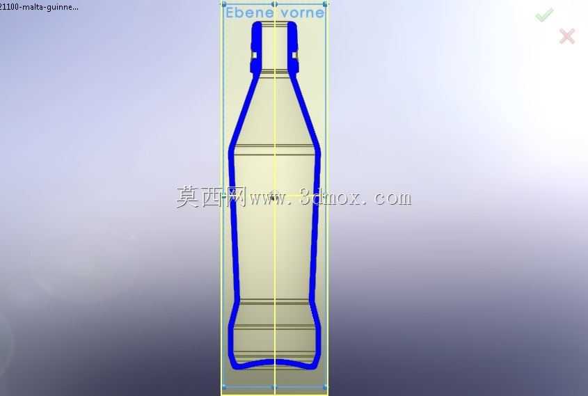 非酒精麦芽啤酒瓶