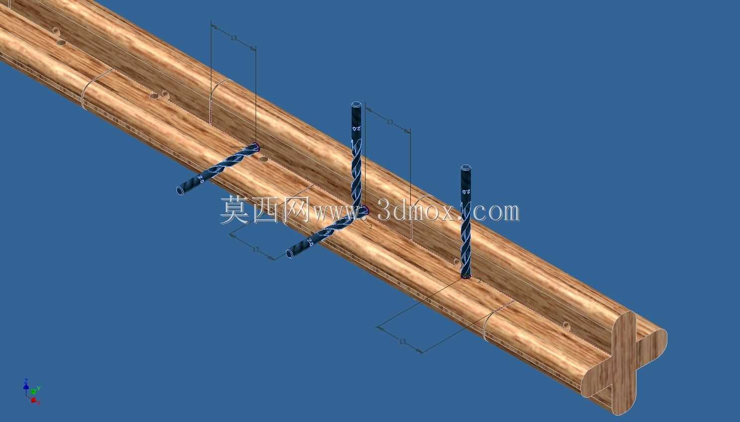 �������ľ����������̳�һ��25 x 25 x 500 mm