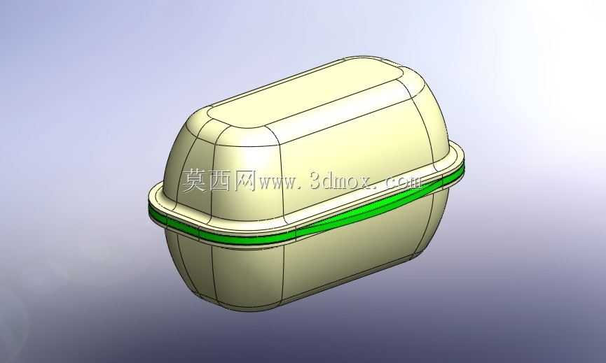 模块上装有罐头食品的袋子