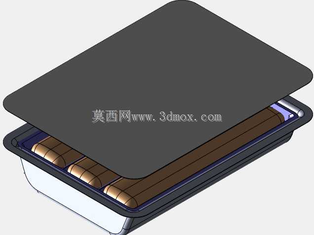 新鲜填充法棍面包卷的包装