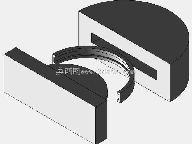 外活塞密封-模具概念