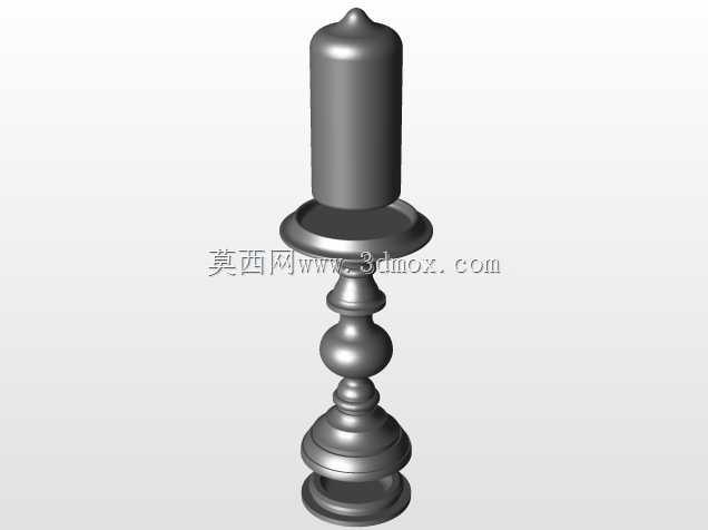 铸银烛台