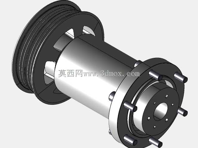 带3.5皮带轮的Whipple嘴组件-3\”