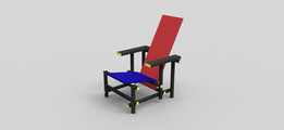 Gerrit Rietveld-红蓝椅子1918-1923