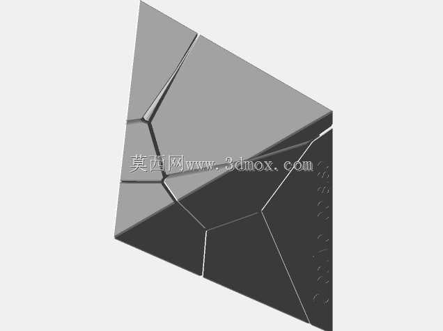 Voronoi断裂打印在位金字塔拼图