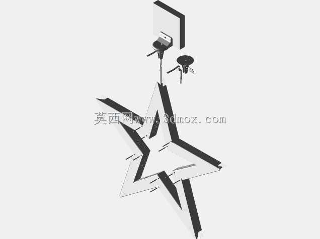 织女星-LED点亮的圣诞之星