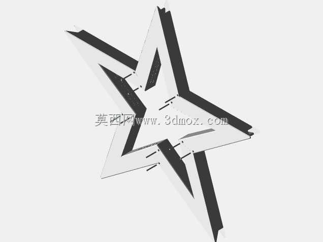 织女星-LED点亮的圣诞之星