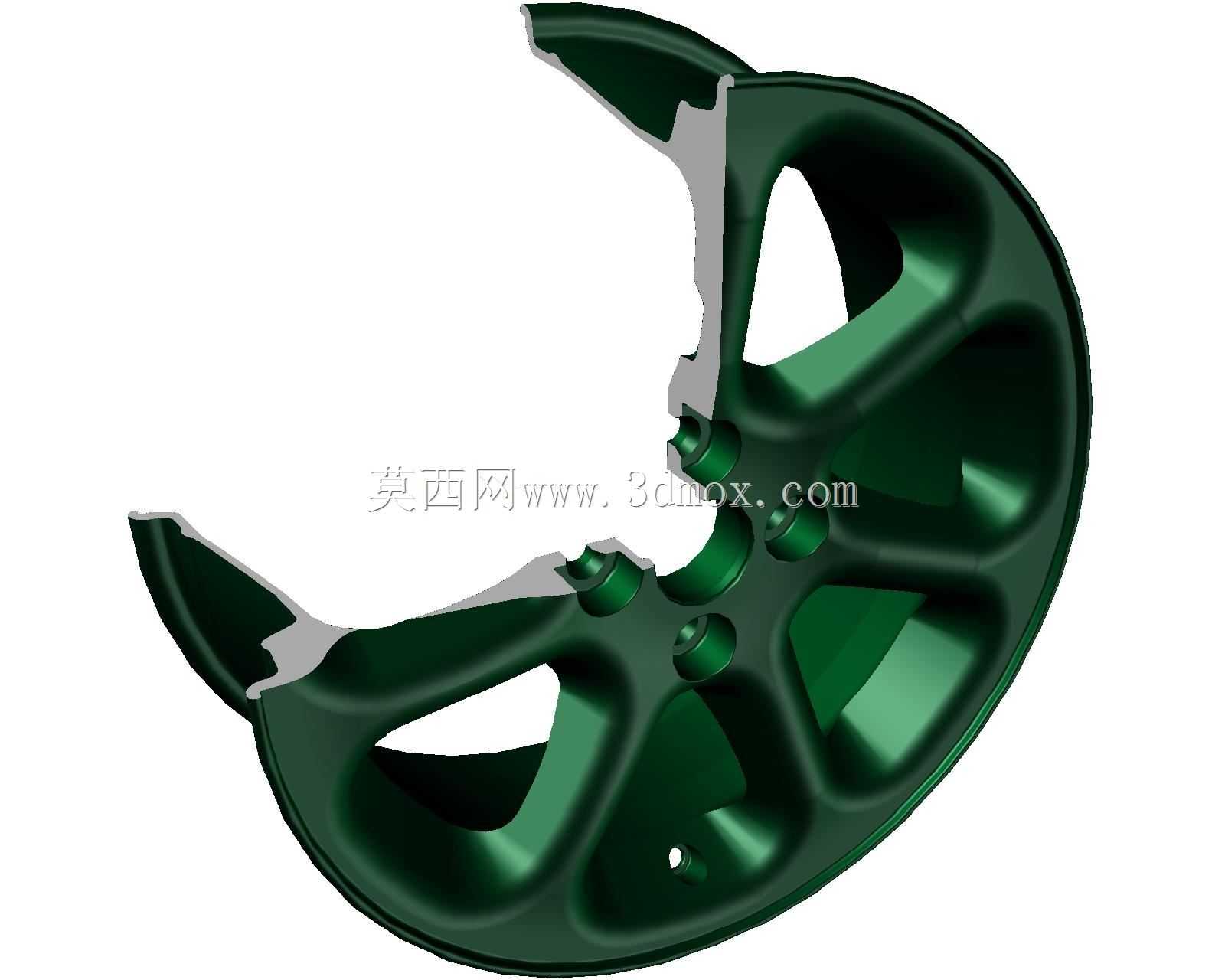 RUEDA(rin-轮辋-车轮)铝合金16X6.5 3D MODELO 03