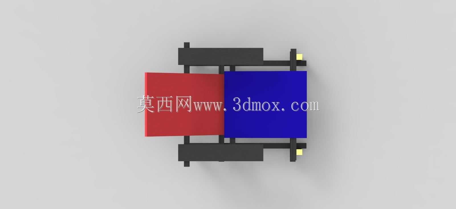 Gerrit Rietveld-红蓝椅子1918-1923