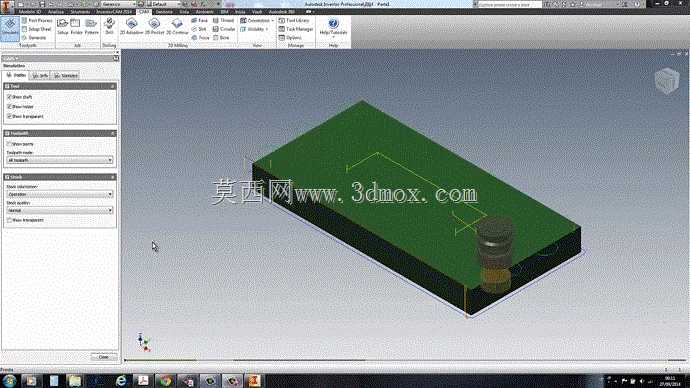 1551������Autodesk Inventor*��Ƶ��CAM*