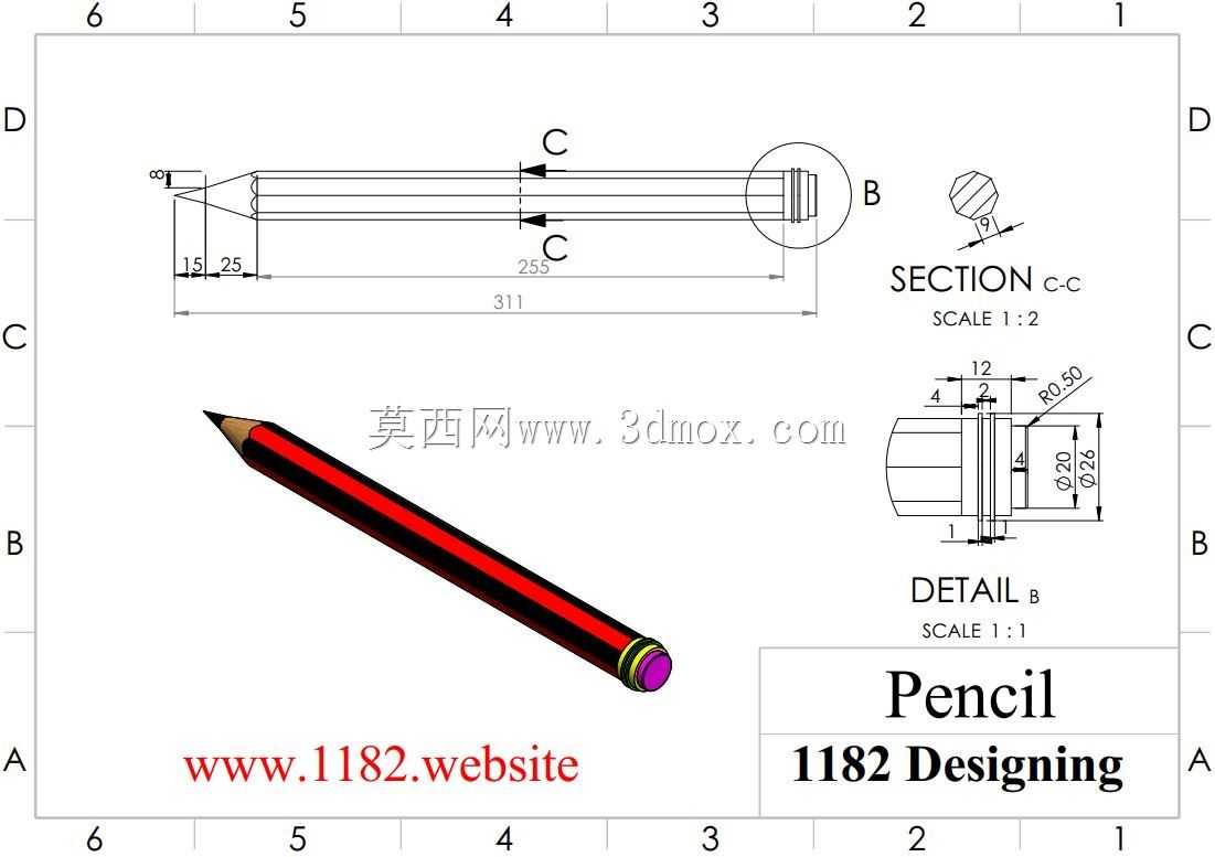��SolidWorks������Ǧ����άģ�ͣ�