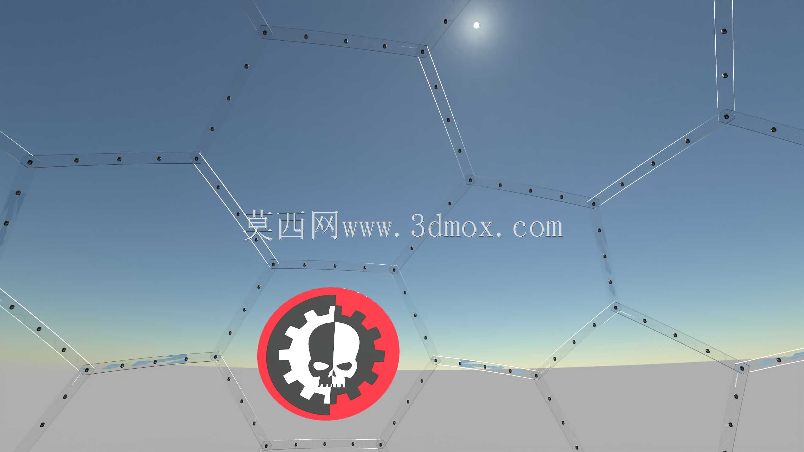 无框测地线穹顶结构