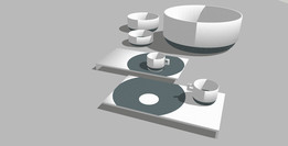 双色陶瓷餐具系列