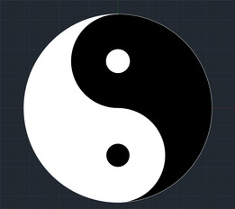 阴阳符号二维图
