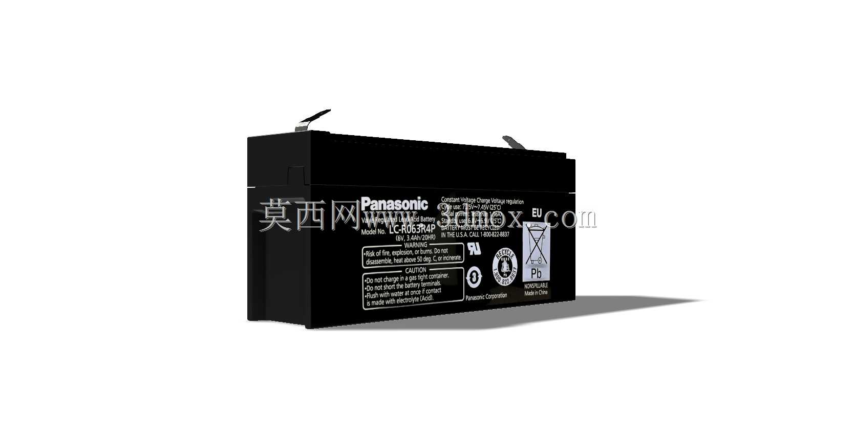 LC-R063R4P铅酸蓄电池-6V,3.4Ah