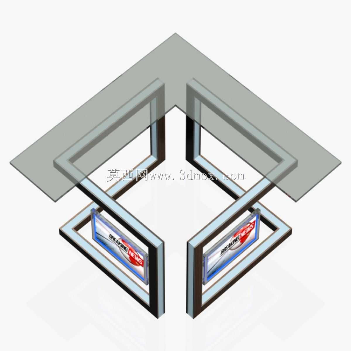 电视演播室新闻台3