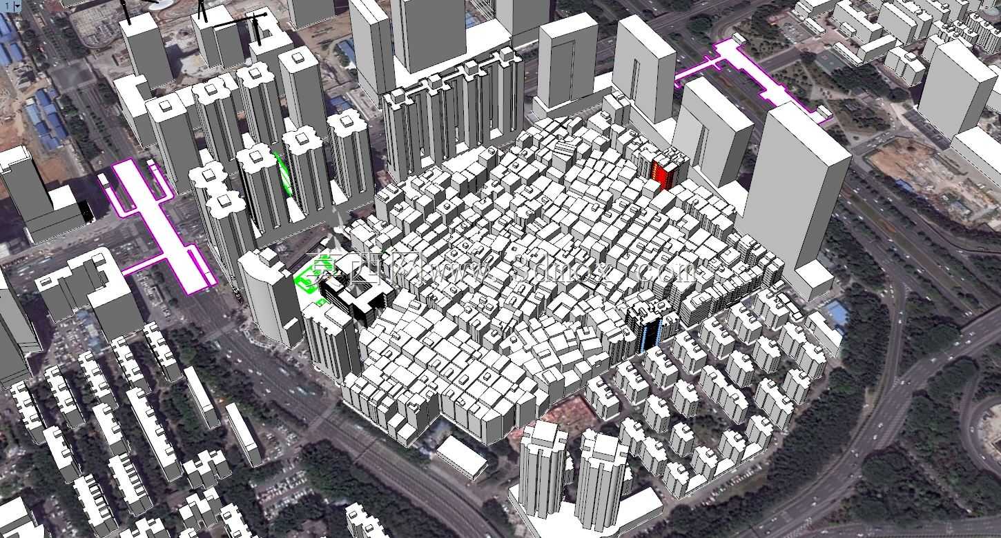 中国深圳港厦。城市群研究