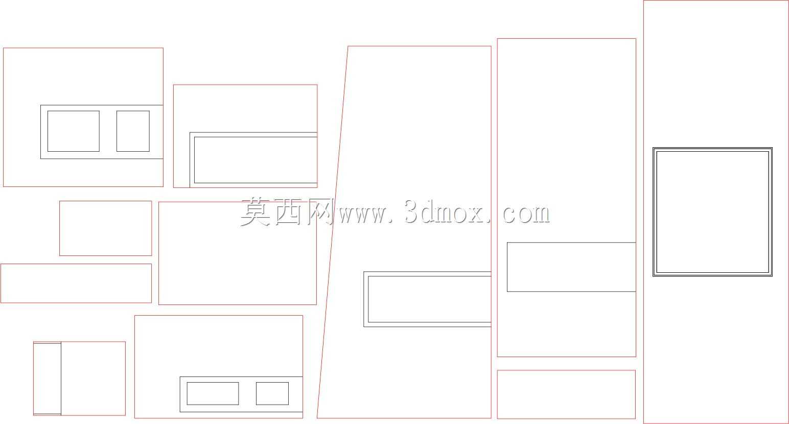 2019 TSA House CNC/DXF、激光雕刻机/AI、3D打印文件