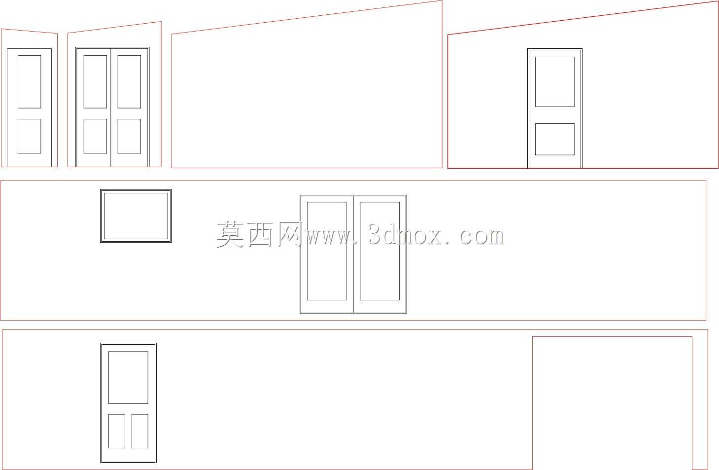 2019 TSA House CNC/DXF、激光雕刻机/AI、3D打印文件