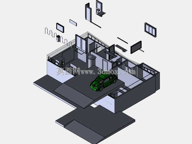 2019 TSA House CNC/DXF、激光雕刻机/AI、3D打印文件