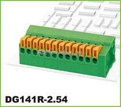 PCB弹簧接线板DG 141R(KF141R)-2.54