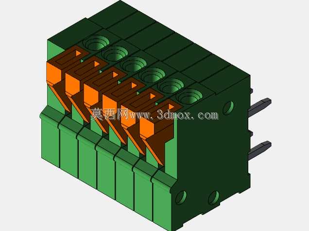 PCB弹簧接线板DG 141R(KF141R)-2.54