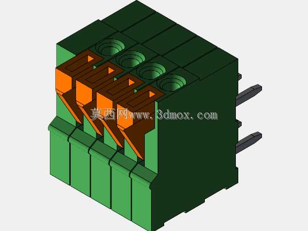PCB弹簧接线板DG 141R(KF141R)-2.54