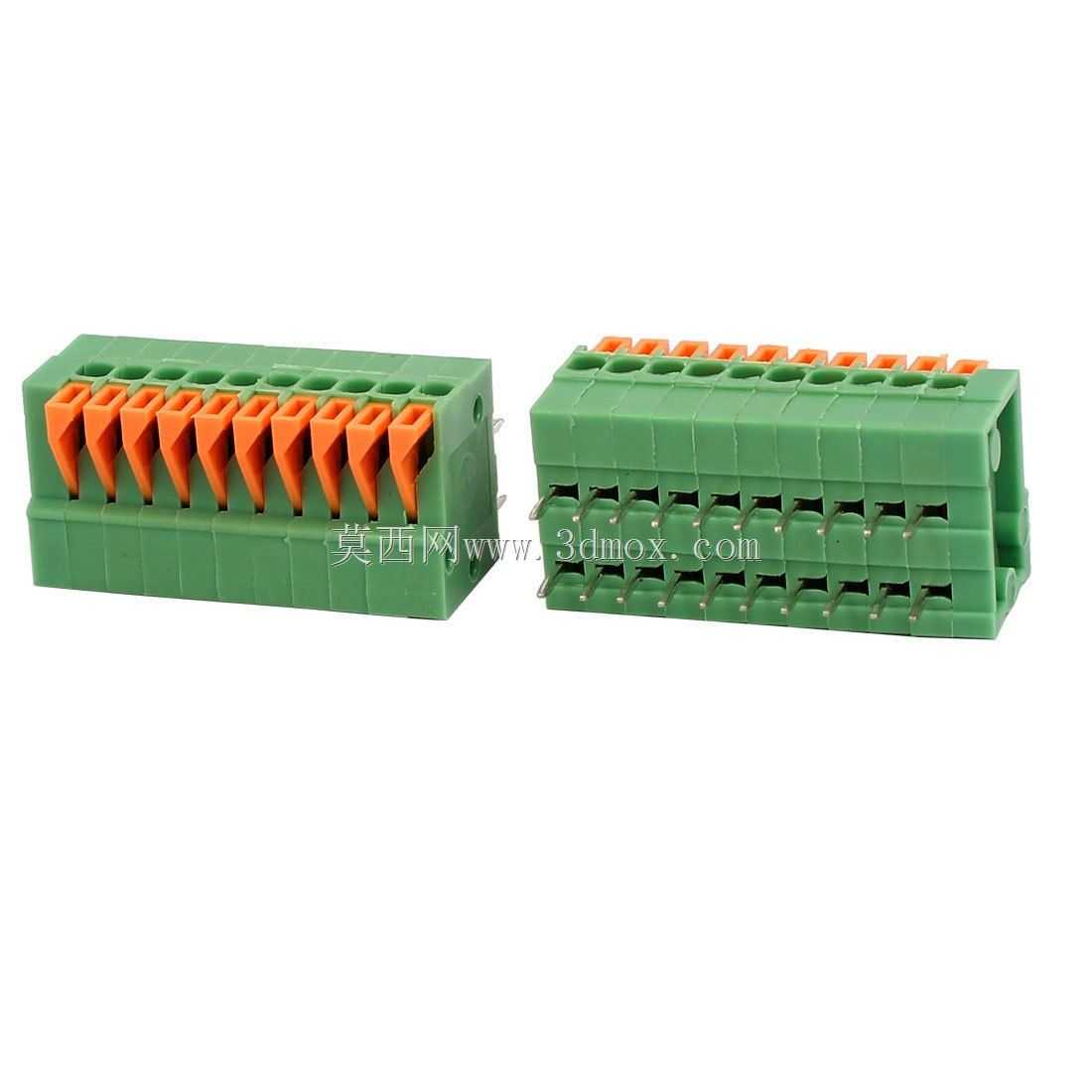 PCB弹簧接线板DG 141R(KF141R)-2.54